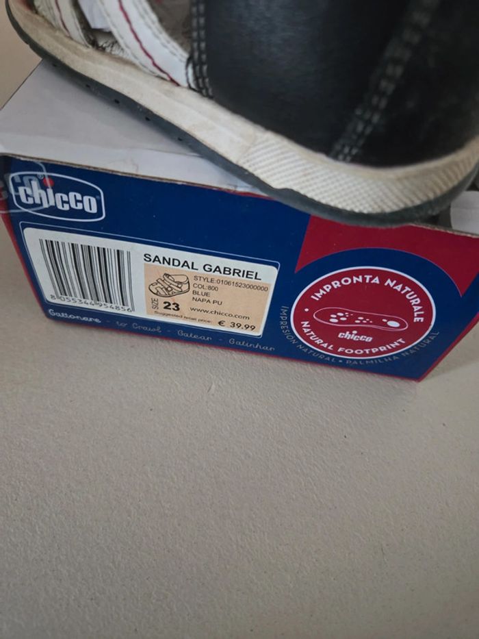 Sandales a scratch chicco T 23 - photo numéro 5