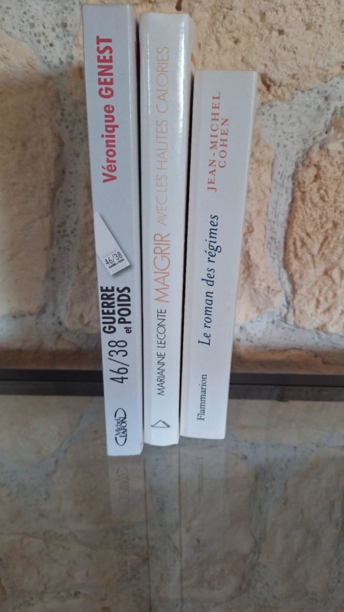 Lot de 3 livres sur les régimes - photo numéro 2