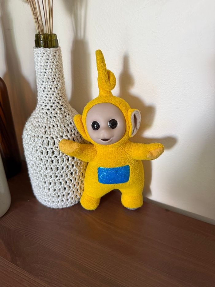 Peluche Teletubbies Jaune Laa-Laa  - Vintage - photo numéro 2