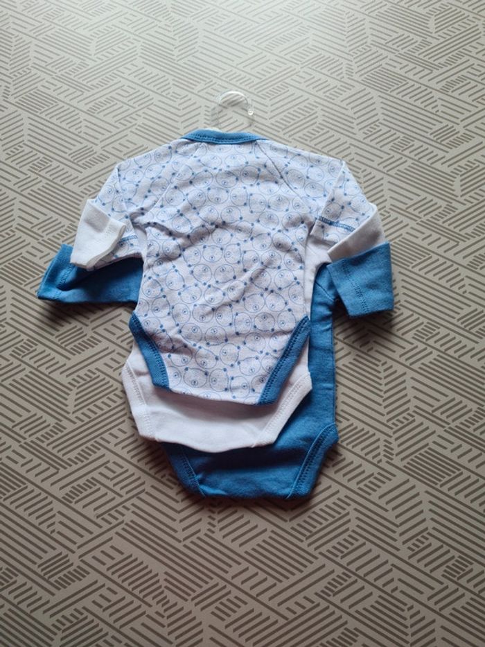 Lot de 3 body naissance tex - photo numéro 6