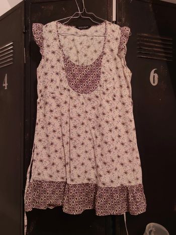 Longue tunique marron et beige Dorothy Perkins t40