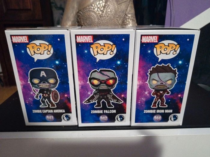 Neuf 🔥🔥 Lot 3 pop Funko spécial édition Marvel zombie - photo numéro 5