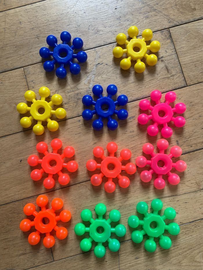 11 Pièces colorées à emboîter