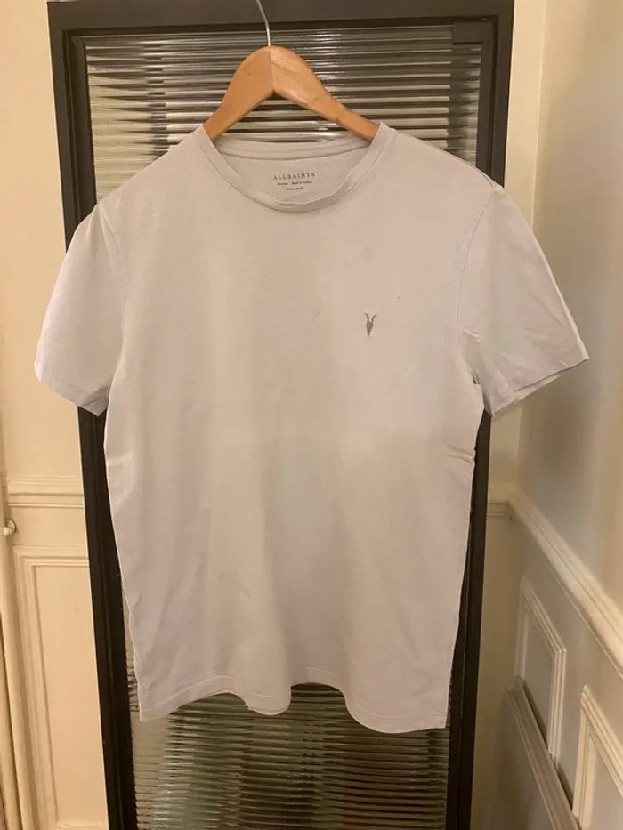 TEE shirt homme bleu gris AllSaints taille M