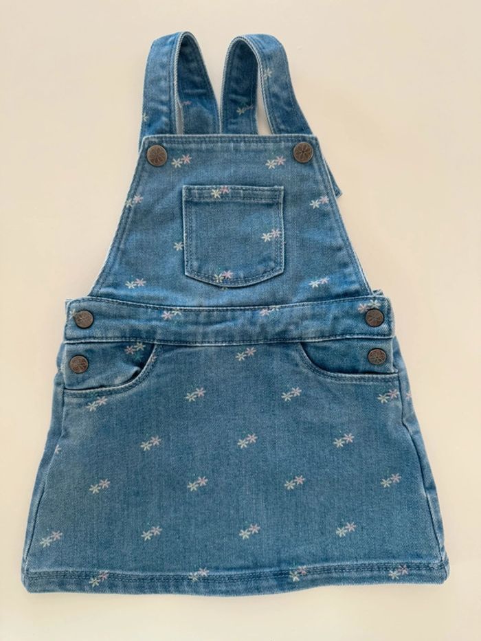 Robe courte en jean Vertbaudet taille 2 ans