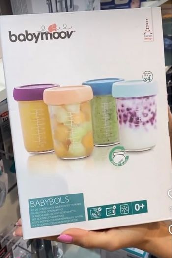 Pots de conservation en verre babymoov