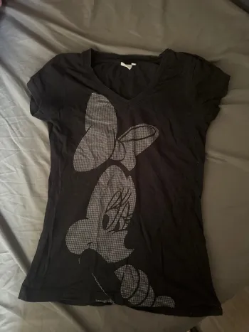 T shirt col V Minnie
