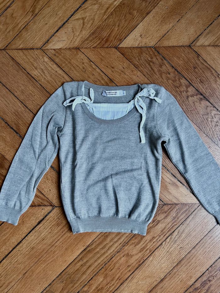 Neuf pull/chemise comptoir des cotonniers taille 6 ans - photo numéro 3