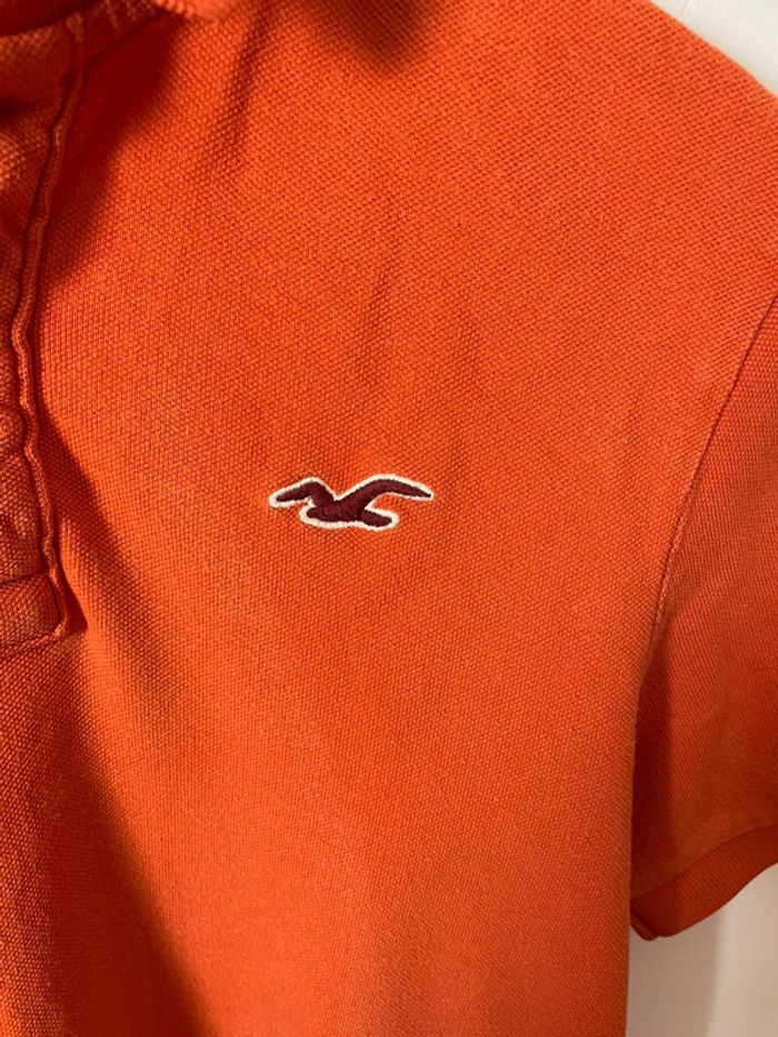 Polo Hollister – Homme – Taille M – Orange - photo numéro 2