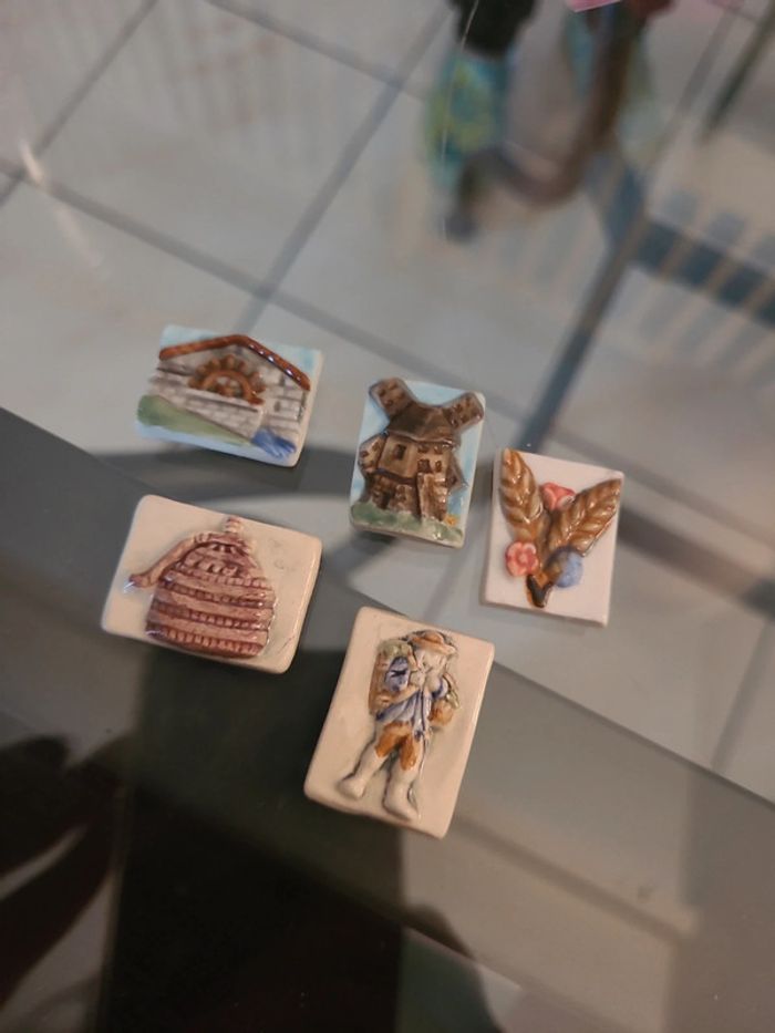 5 fèves plates moulin métiers - photo numéro 2