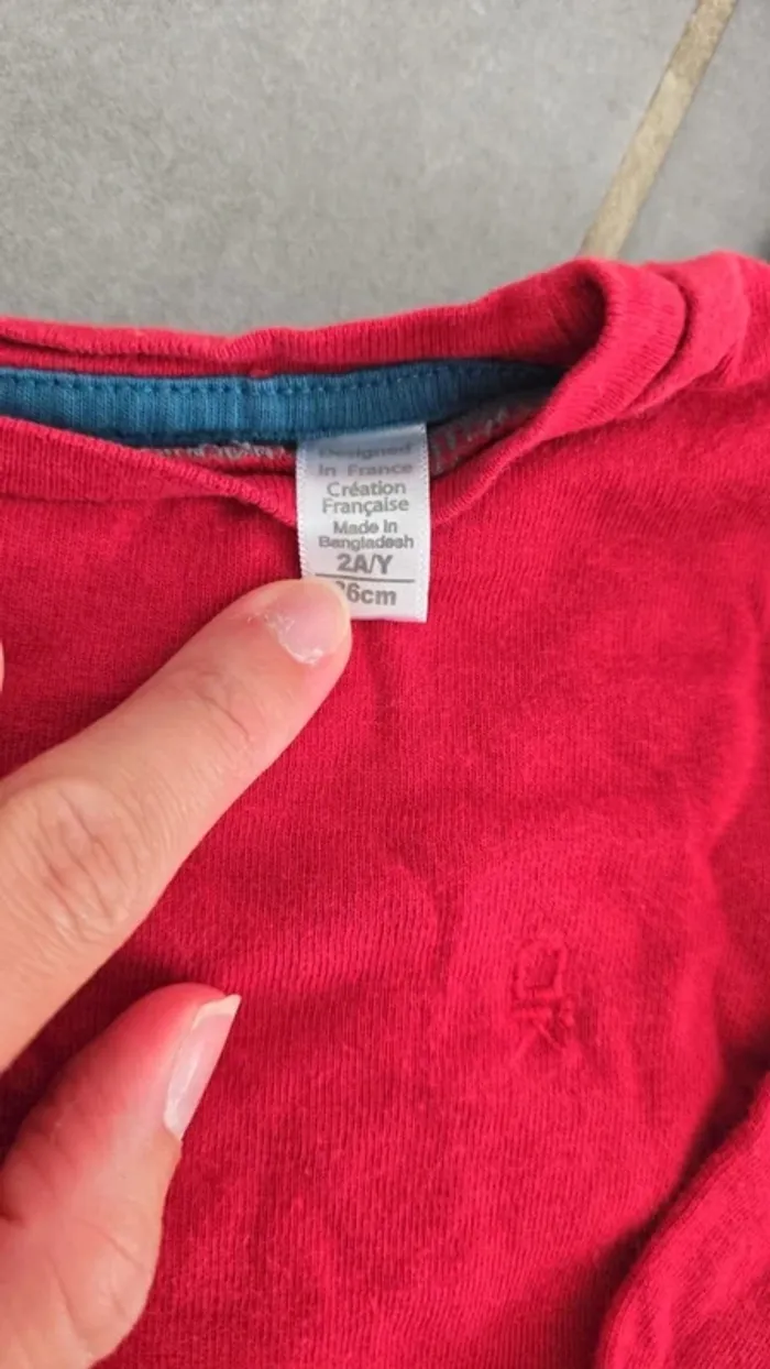 Lot de 2 tee-shirts manches longues - photo numéro 3