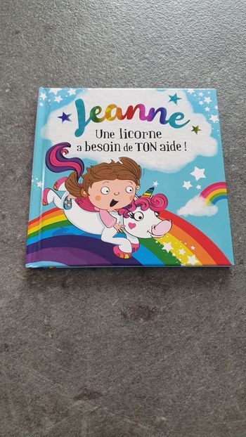 Jeanne une licorne à besoin de ton aide
