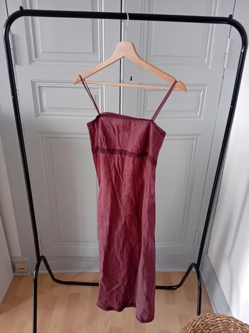 Robe longue prune - Promod
