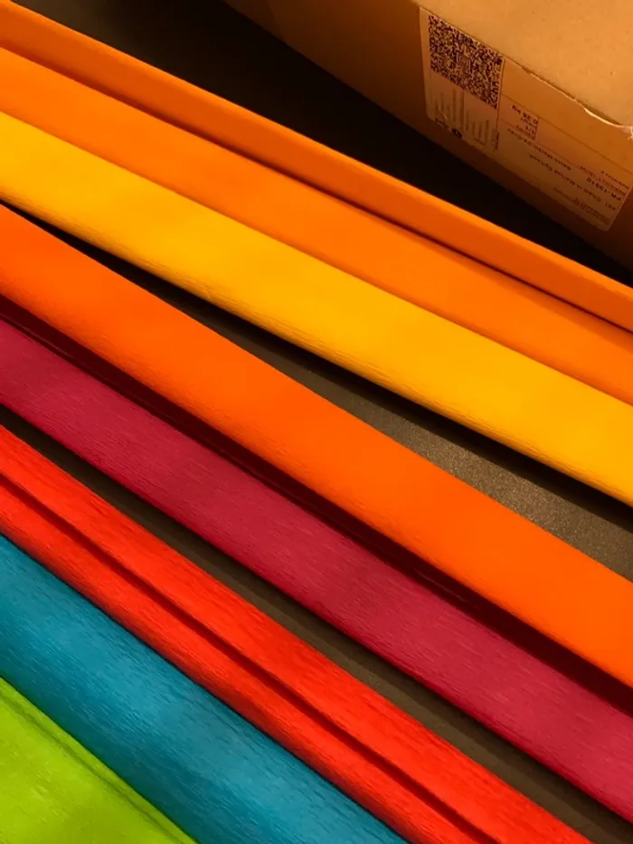 10 rouleaux papiers crépons 200x50cm - photo numéro 3