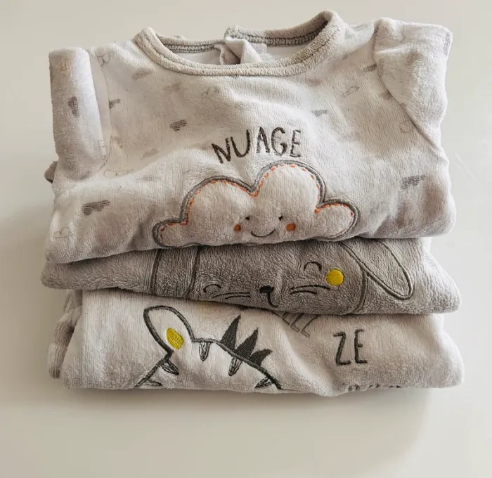 Lot de 3 pyjamas