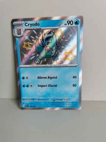 Carte Pokémon Cryodo 129/091