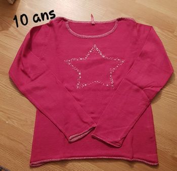 Pull rose foncé OKAIDI
