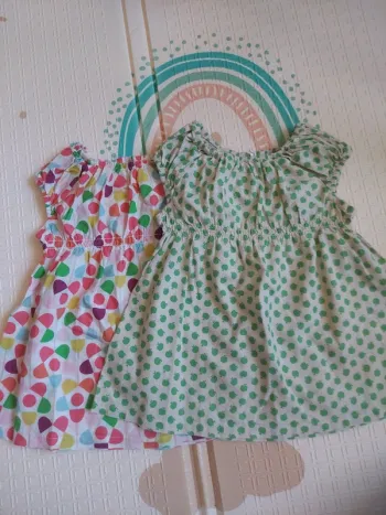 Lot de 2 robes à motifs