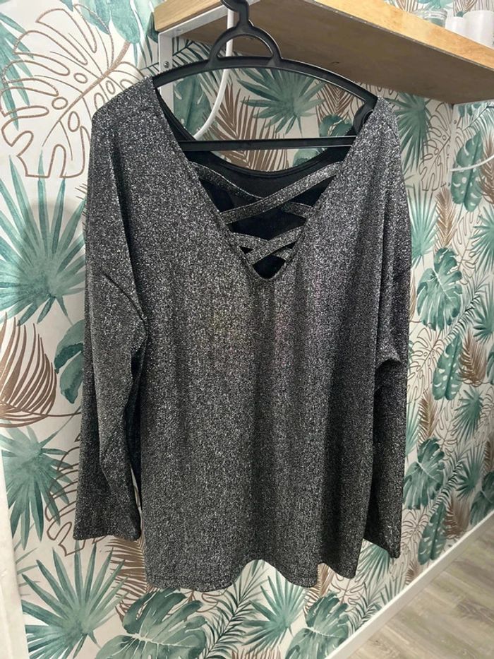 Blouse kiabi effet brillant - photo numéro 2