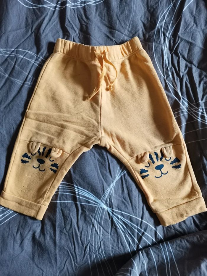 Pantalon jaune bébé 12 mois