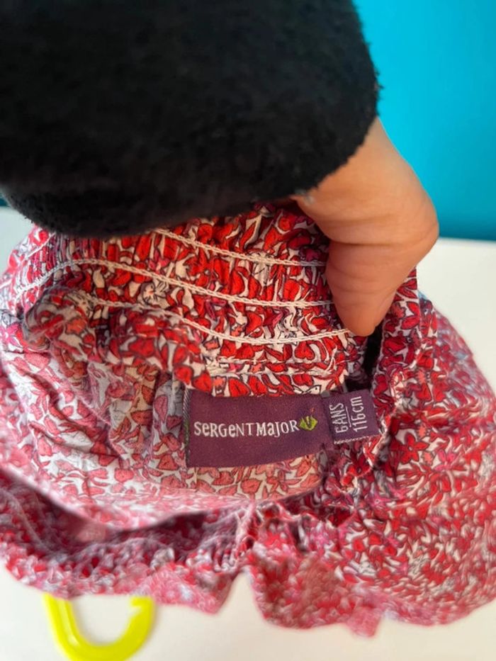 Belle jupe légère taille élastique 6 ans sergent Major - photo numéro 3