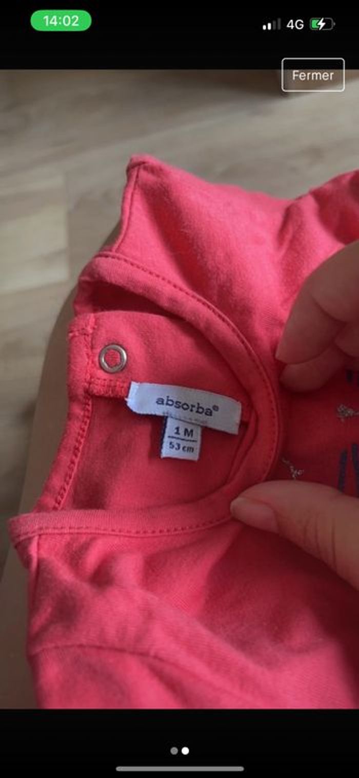 Robe mi saison neuve bébé fille 1 mois - photo numéro 2