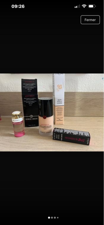 Lot de maquillage