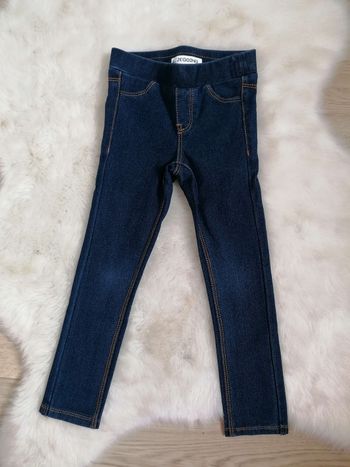 Jegging bleu brut fille 3 ans Kiabi