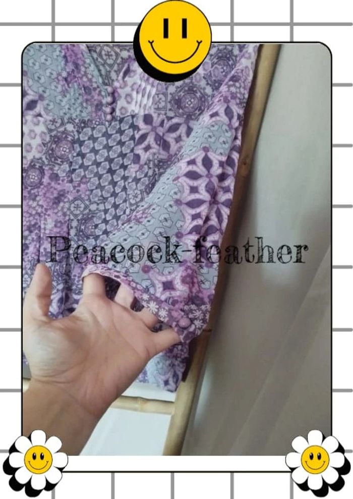 Blouse violette transparente T5 3/4 - photo numéro 6