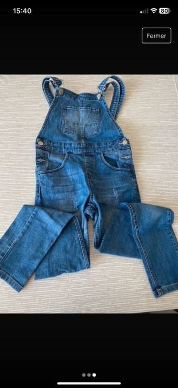 Salopette en jean