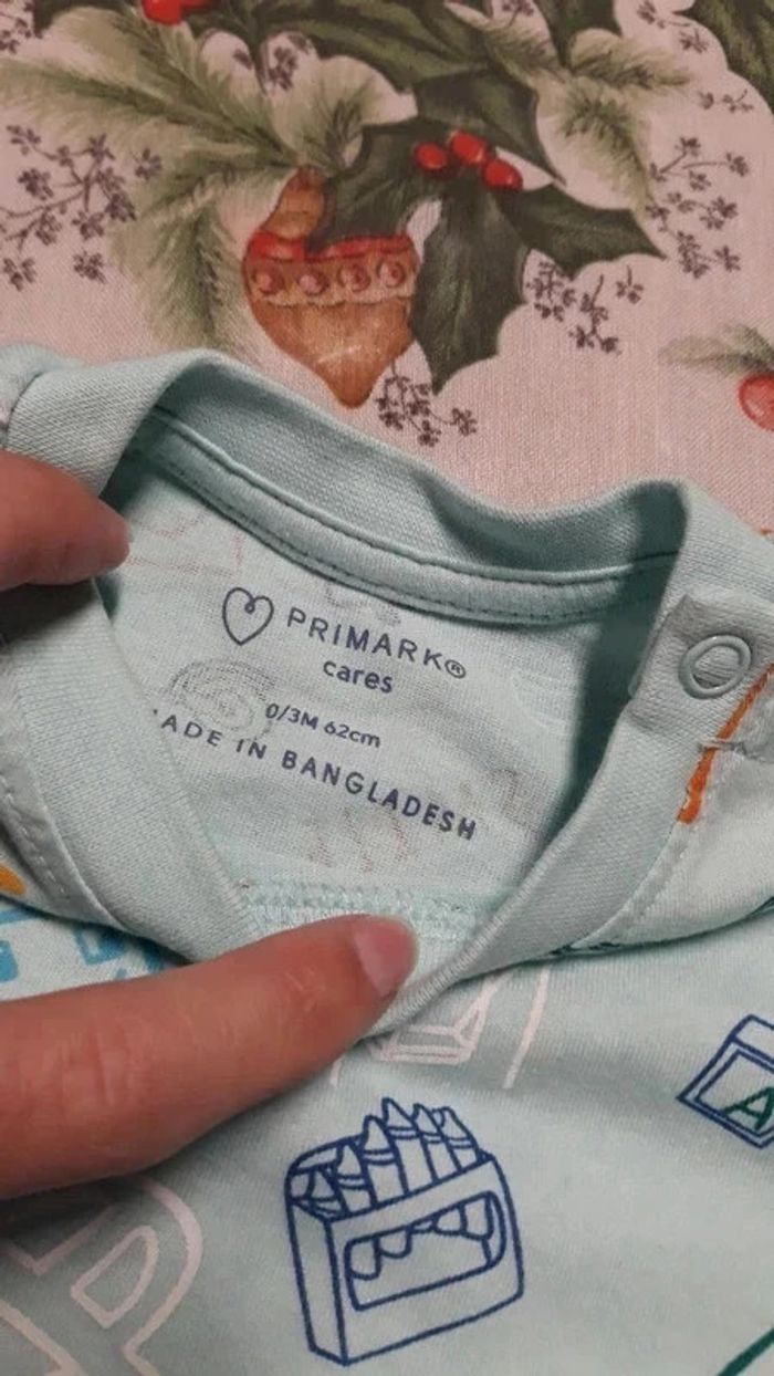 Ensemble été Primark 62cm 3 mois - photo numéro 5
