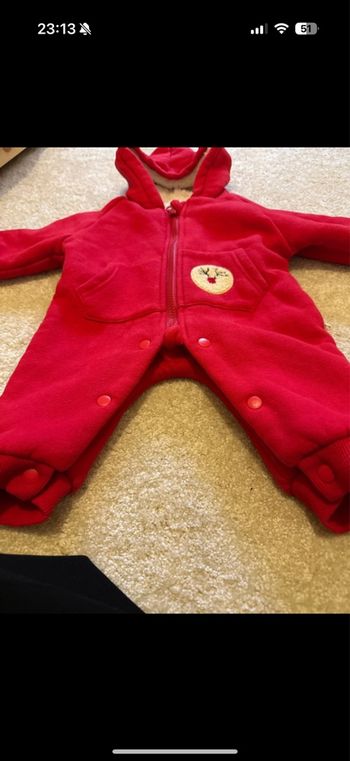 Combinaison chaude Noël