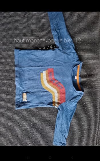 Haut manche longue à motif