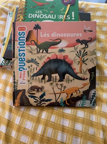 Livre docu "Mes p'tites questions : les dinosaures" / Milan
