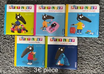 Lot 5 livres enfants P’tit loup 