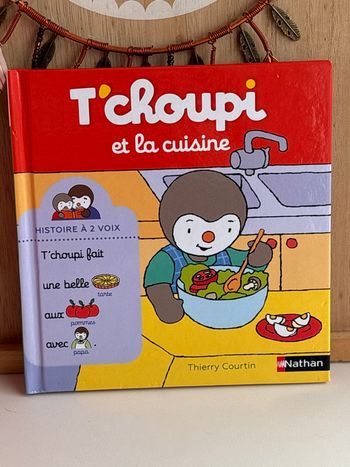 Livre tchoupi et la cuisine 