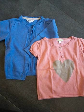 Lot gilet / pull