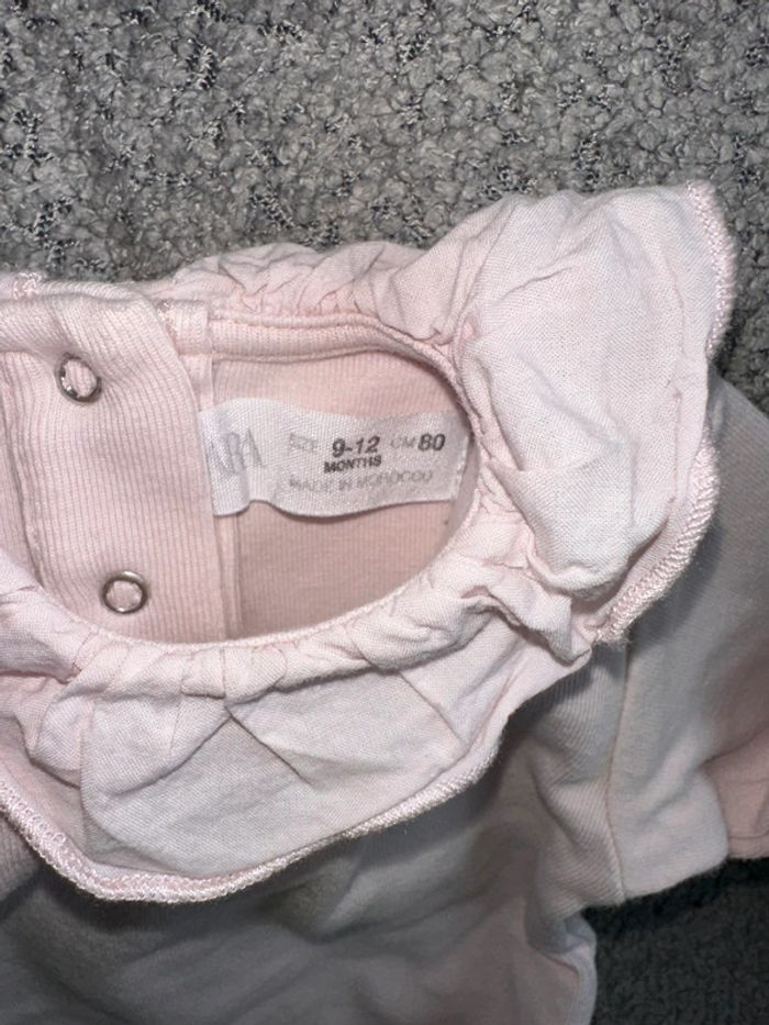 Bodie manches longues col Claudine rose Zara - photo numéro 2