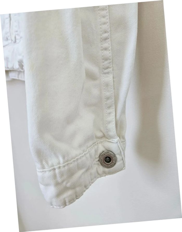 Veste en jean blanche Karl Marc John taille XS - photo numéro 7