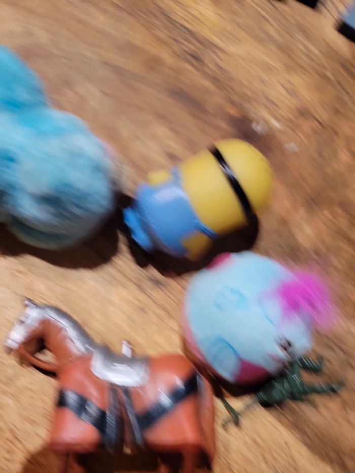 Gros lot Jouet toupie personnage mignon peluche mini lapin - photo numéro 9