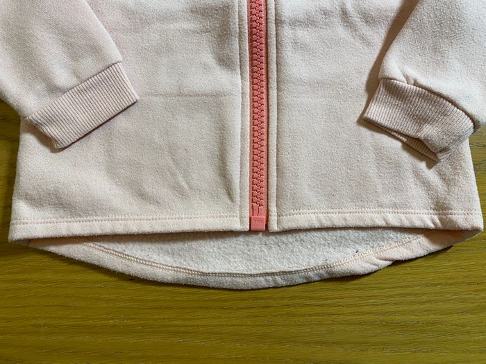 Décathlon Gilet zippé polaire rose Taille 24 mois - photo numéro 3