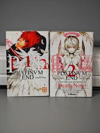 Lot Manga Platinum End T01 et 02 VF