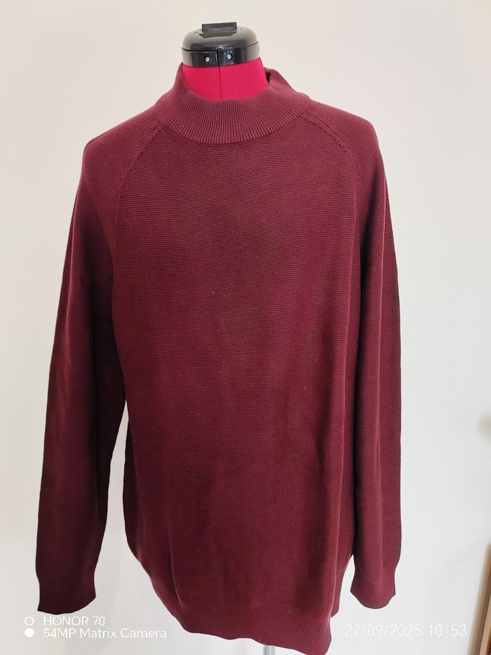 Pull bordeaux - photo numéro 2