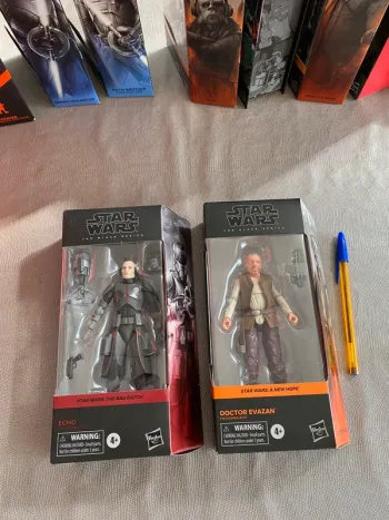 Figurines Star Wars Black Series - Echo + Dr Evazan - Lucasfilm Disney