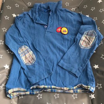 Polo manches longues 5 ans ycc super-héros