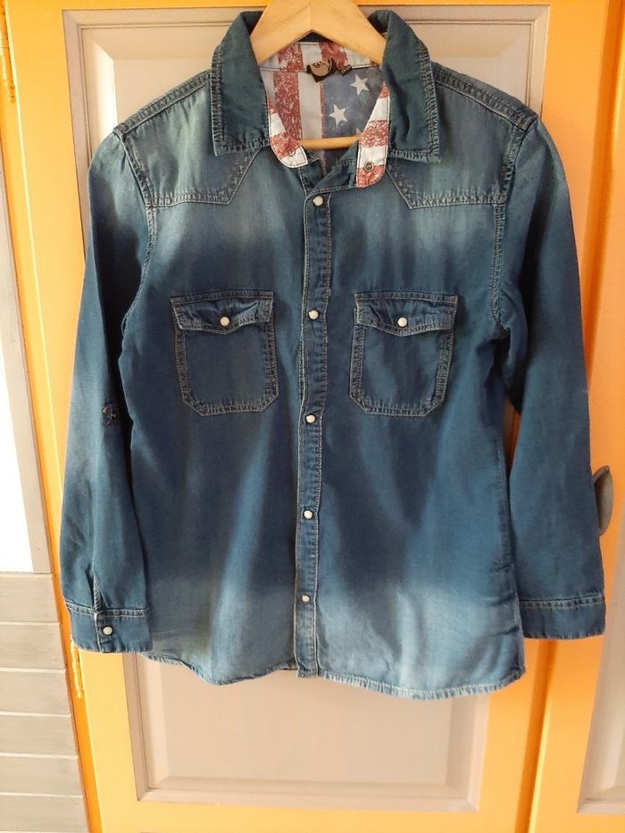 Chemise jeans 16 ans