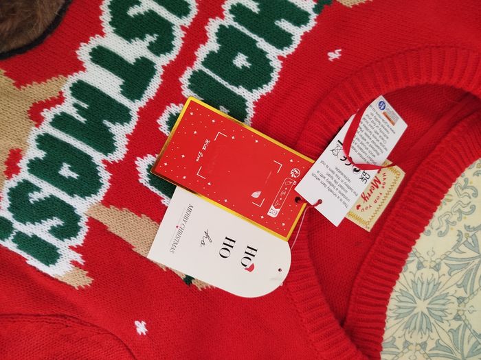 Pull de Noël femme Taille : S rouge - photo numéro 7