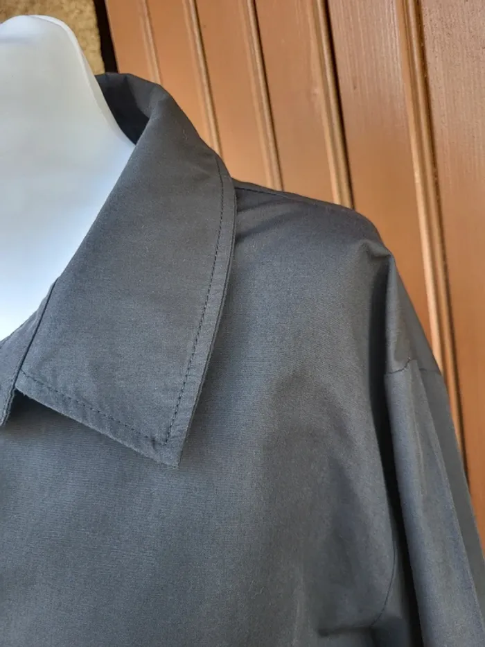 Robe chemise classe ceinturé noir shein taille 52 - photo numéro 2