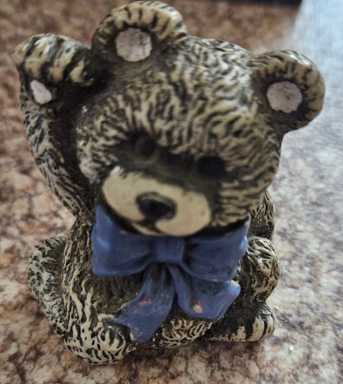 Petit ours porte bonheur bibelot