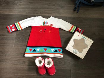 Ensemble Tuc Tuc robe et bottines 6-9 mois